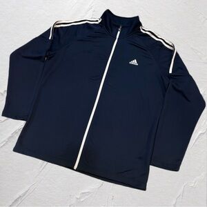 Adidas Golf Full‑Zip Track Jacket Men’s Size XL Blue Navy Athletic Sportswear